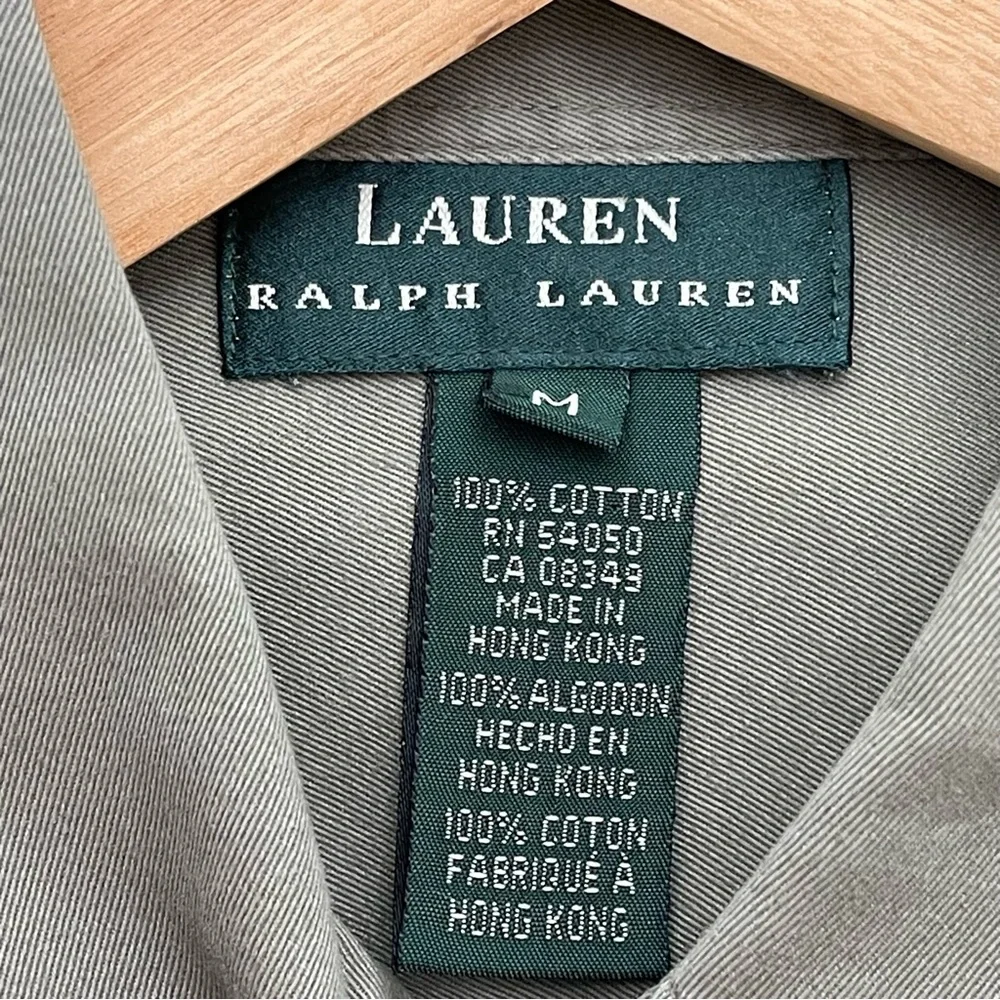 Lauren Ralph Lauren 2 Piece Cotton Utility Jacket Size Medium - Picture 16 of 17